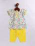 Girl's' Multi Color Kurta Set